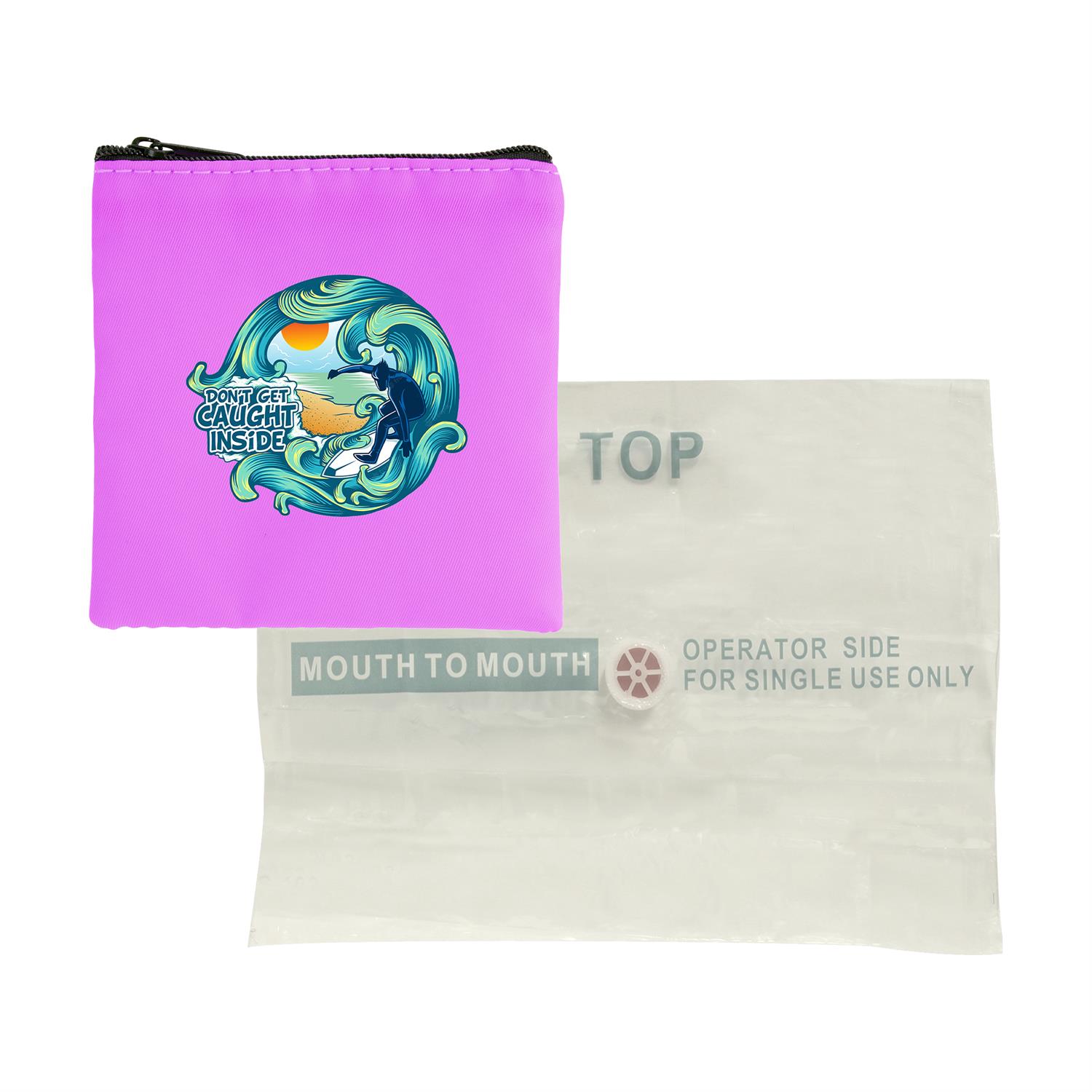 Colorful RPET CPR Face Shield Set 1