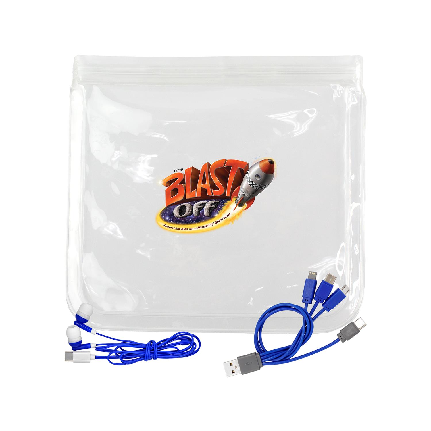 Clear Cable & Ear Bud Set 1
