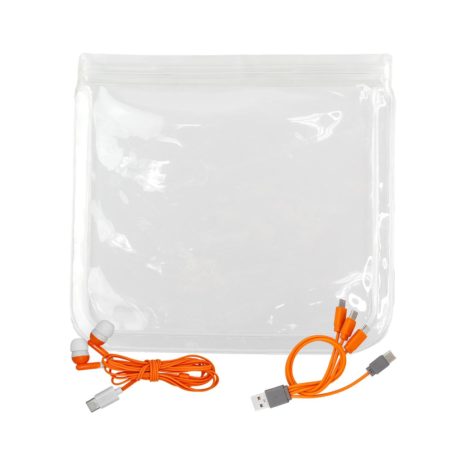 Clear Cable & Ear Bud Set 1