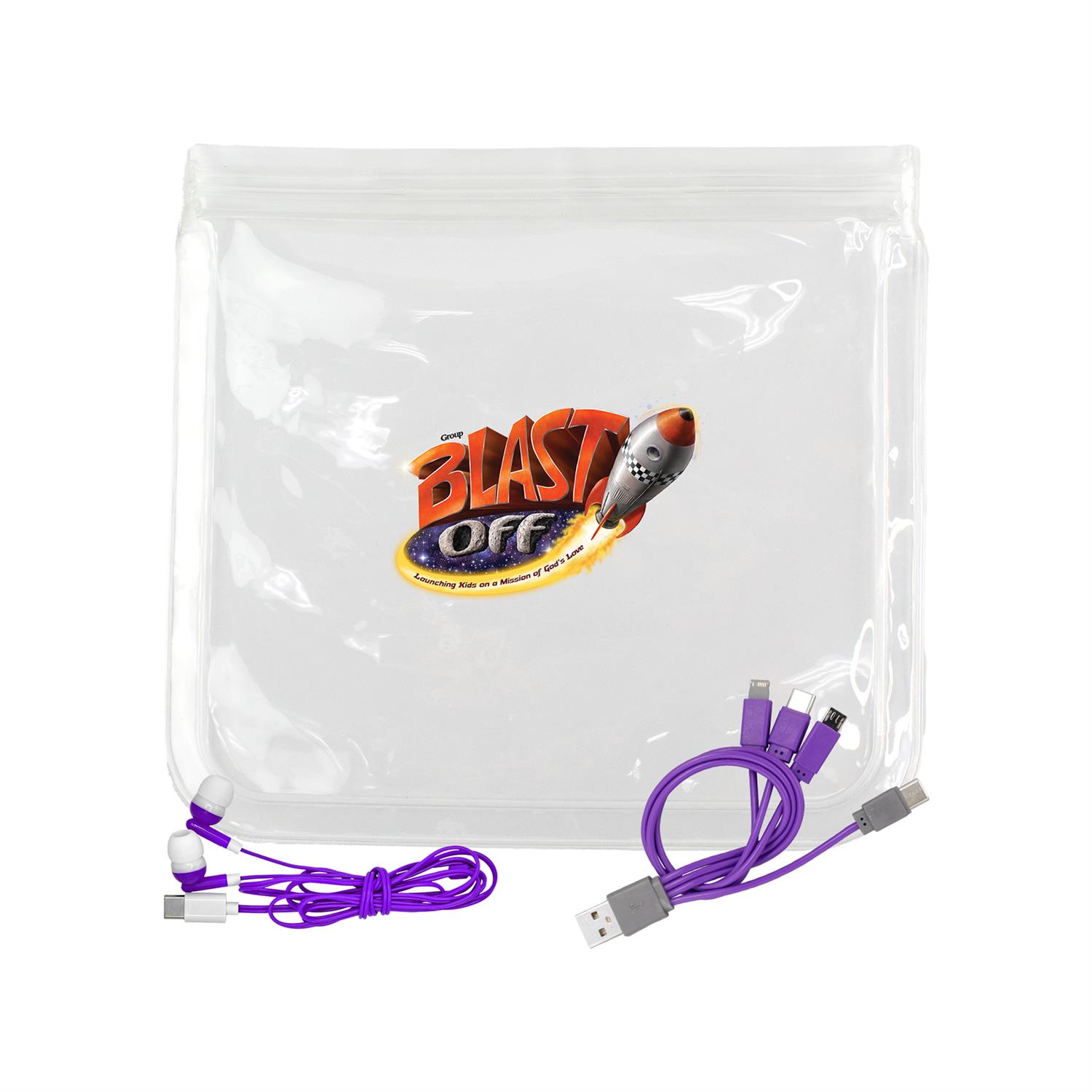 Clear Cable & Ear Bud Set 1