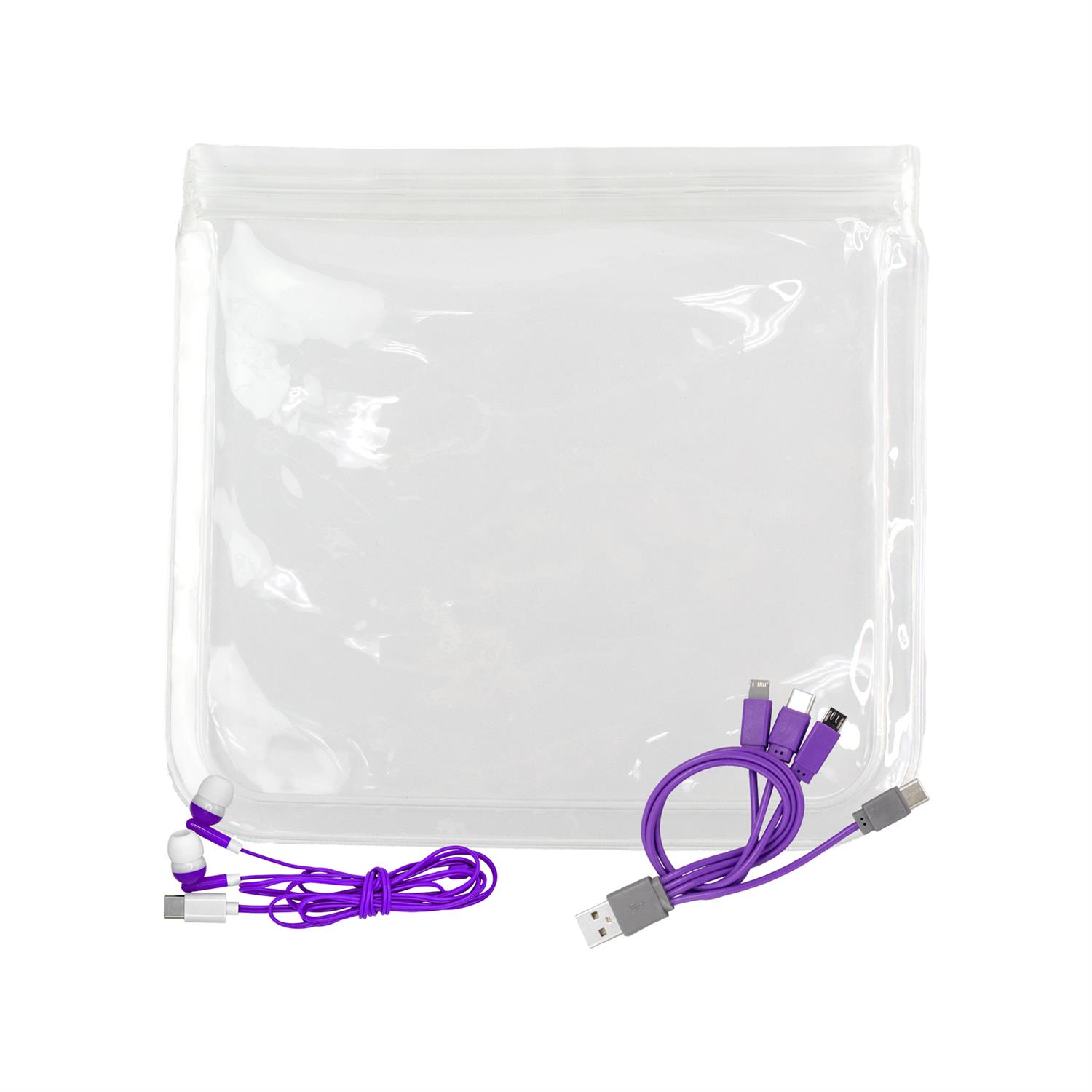 Clear Cable & Ear Bud Set 1