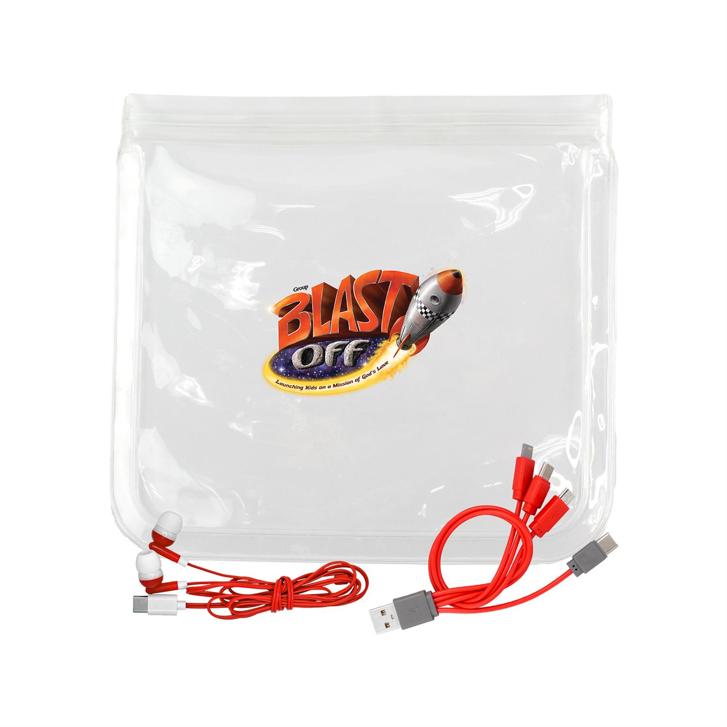 Clear Cable & Ear Bud Set 1
