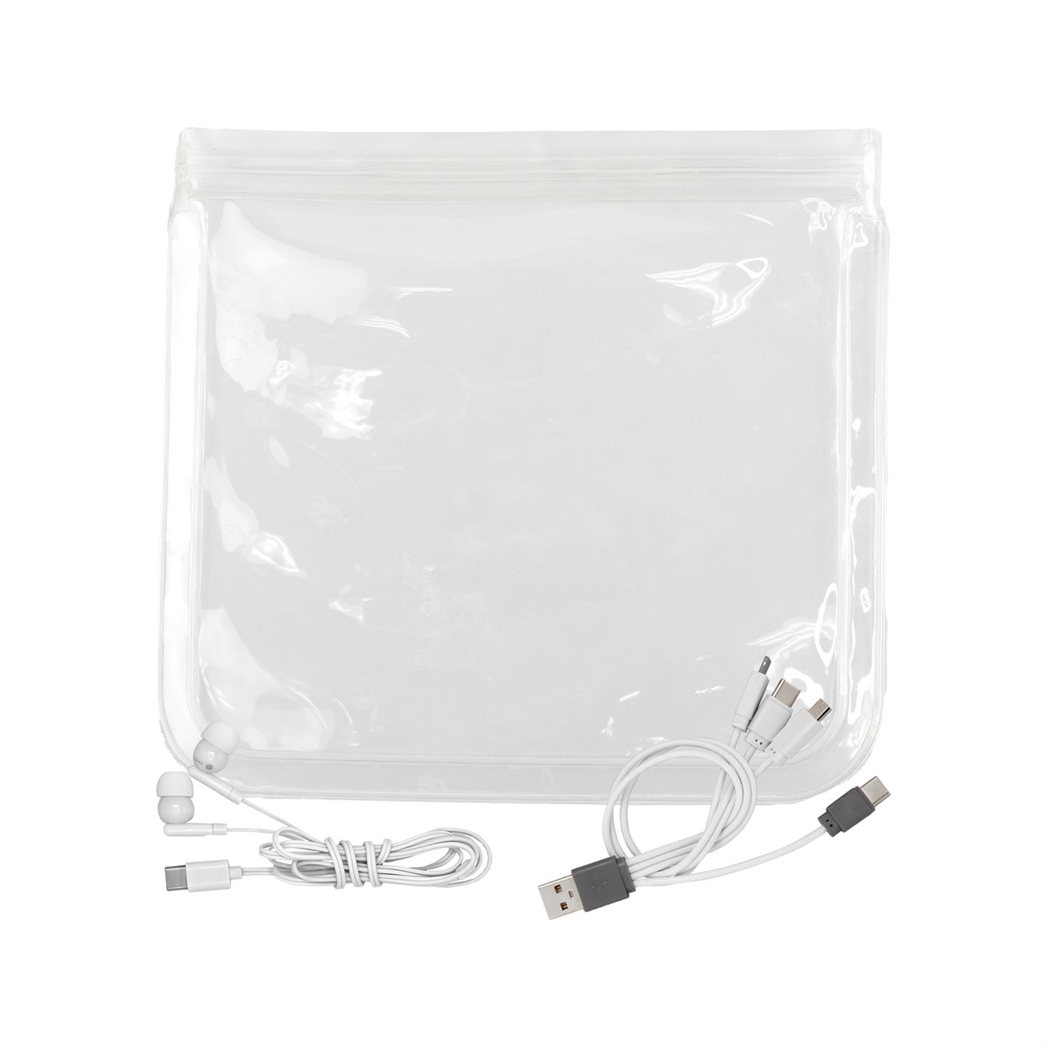Clear Cable & Ear Bud Set 1