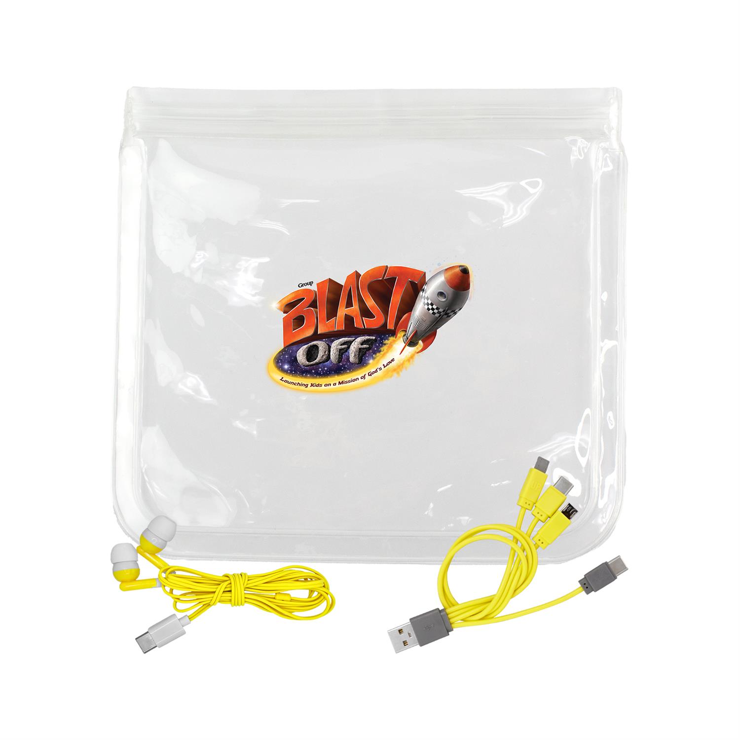Clear Cable & Ear Bud Set 1