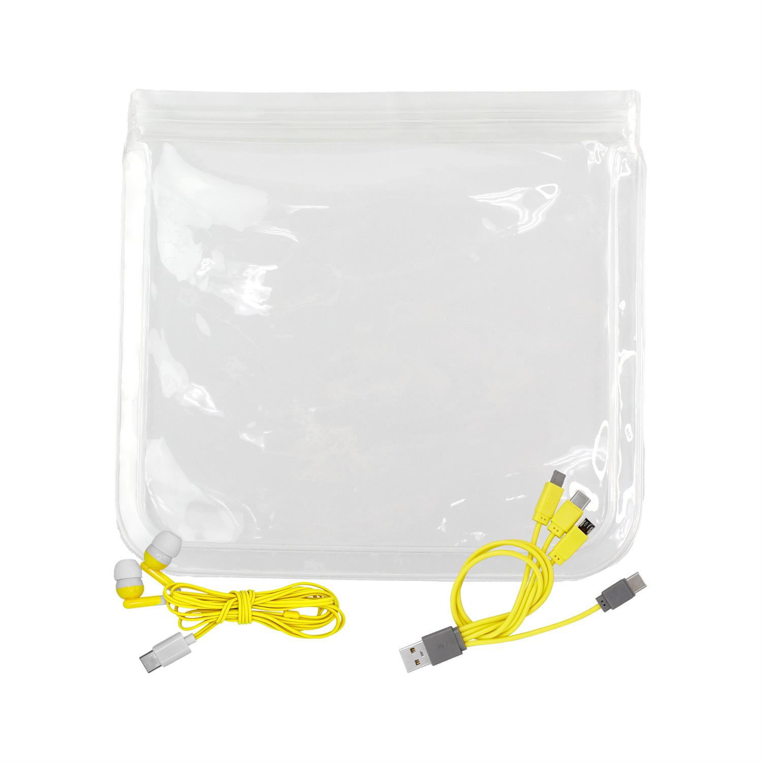 Clear Cable & Ear Bud Set 1