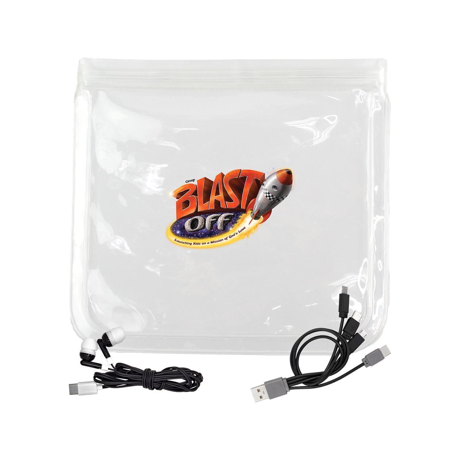 Clear Cable & Ear Bud Set 1