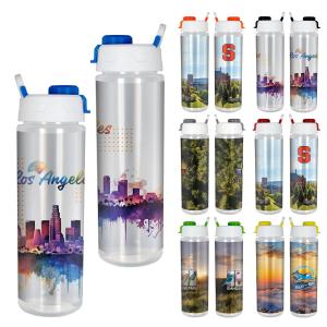 Lumina Full Color 24 oz. Bottle with Pop Up Lid 1 Lumina Full Color 24 oz. Bottle with Pop Up Lid 1