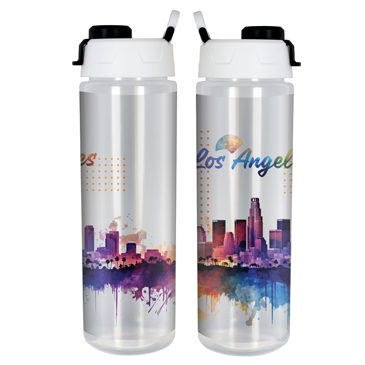 Lumina Full Color 24 oz. Bottle with Pop Up Lid 1