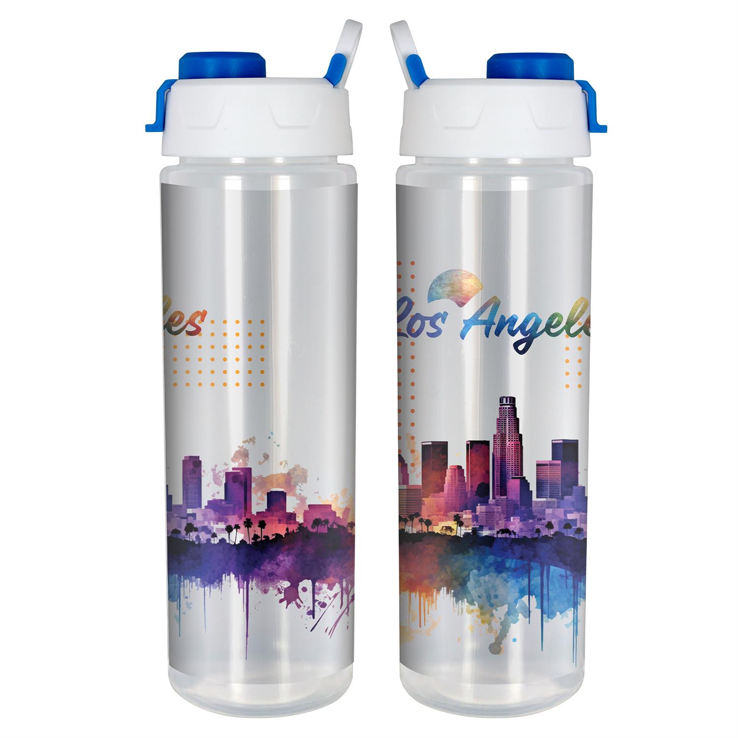 Lumina Full Color 24 oz. Bottle with Pop Up Lid 1
