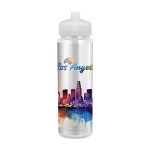 Sporty Lumina Full Color 24 oz. Bottle - Clear Logo Sporty Lumina Full Color 24 oz. Bottle - Clear Logo