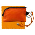 Zip Around A to C Cloth Set - Orange Blank Zip Around A to C Cloth Set - Orange Blank