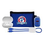 Travel Tech Essentials Set - Blue Logo Travel Tech Essentials Set - Blue Logo