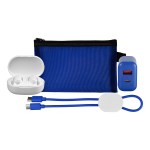 Travel Tech Essentials Set - Blue Blank Travel Tech Essentials Set - Blue Blank