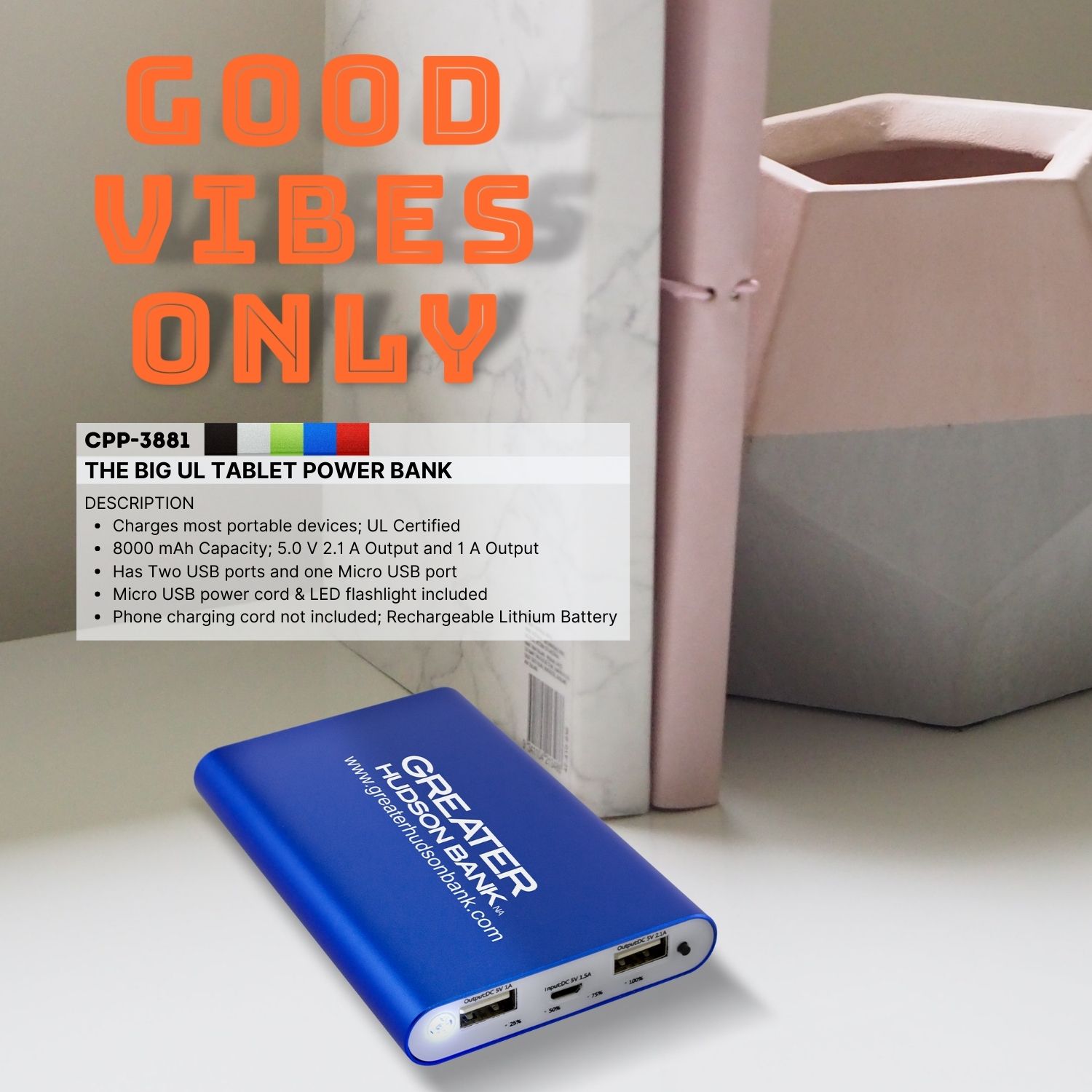 The Big UL Tablet Power Bank 1