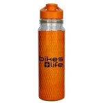 Easy Pour 18 oz. Full Color Insert Bottle - orange Easy Pour 18 oz. Full Color Insert Bottle - orange