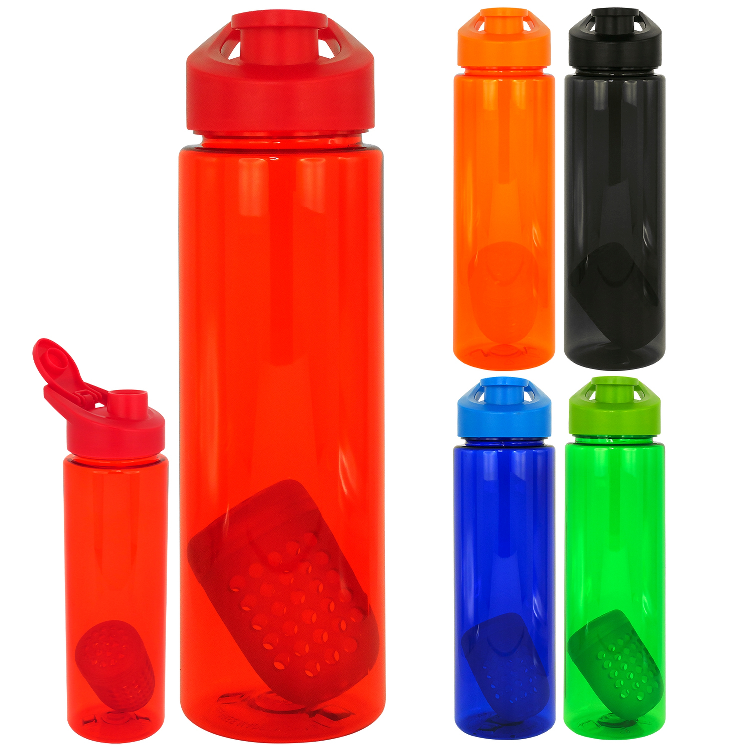 Easy Pour 24 oz. Colorful Bottle with Floating Infuser 1