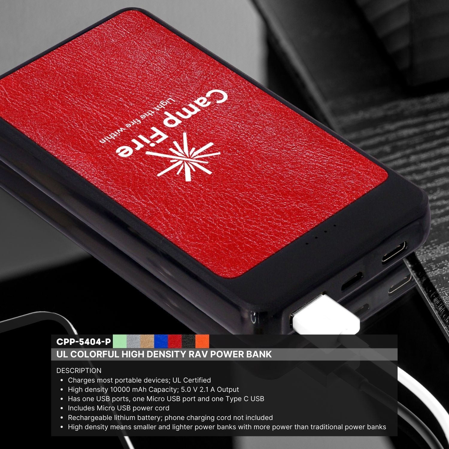 UL Colorful High Density Rav Power Bank 1