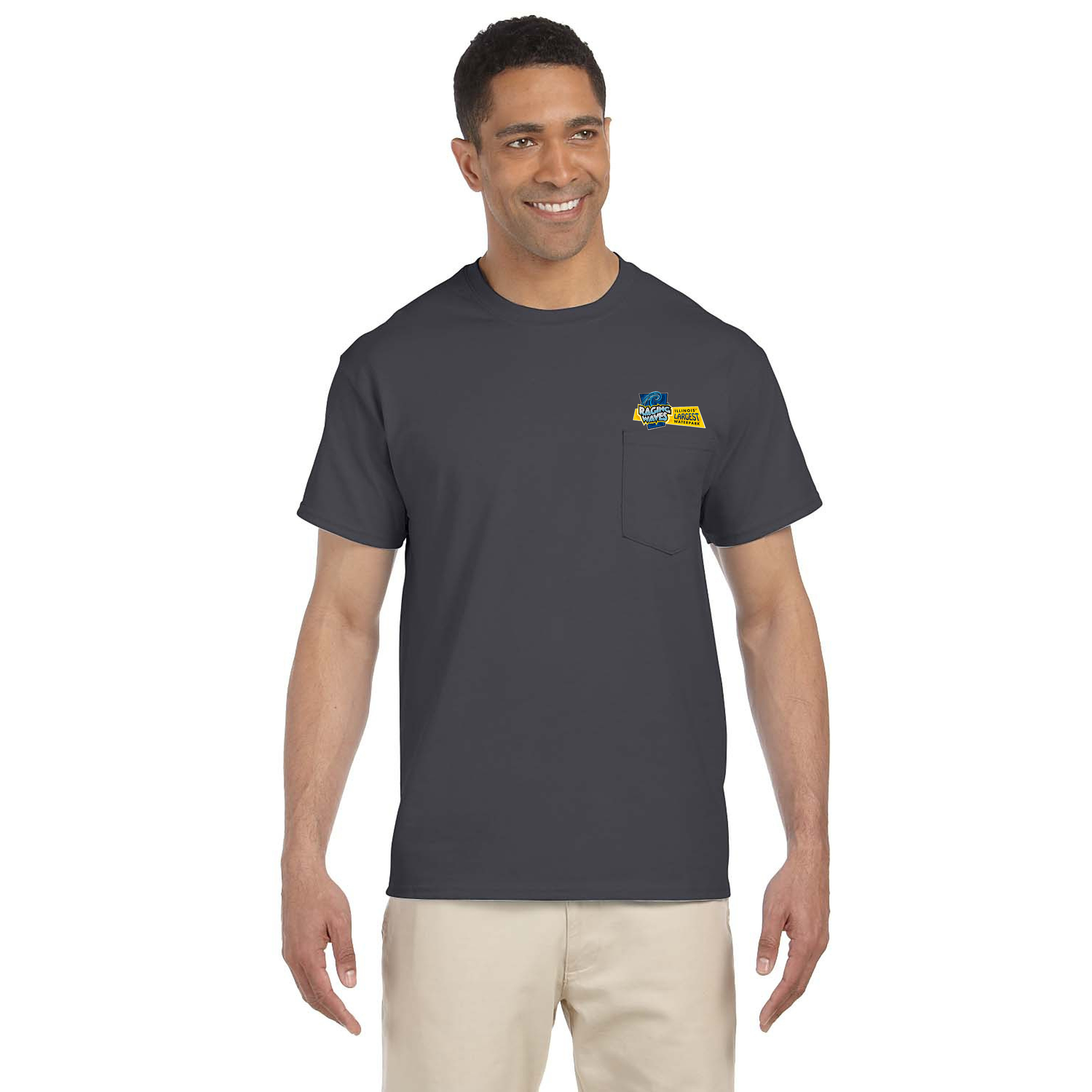 Gildan® Ultra Cotton® Short Sleeve Pocket T-Shirt 2
