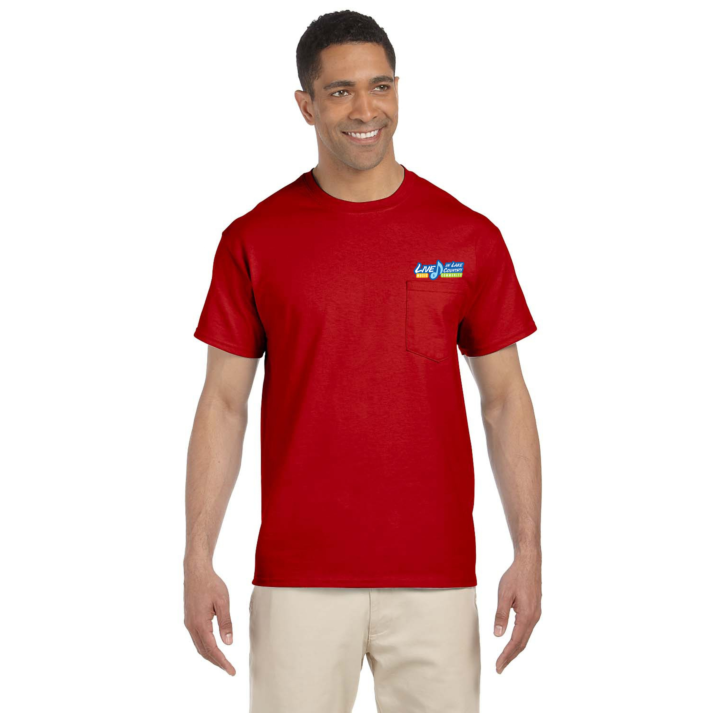 Gildan® Ultra Cotton® Short Sleeve Pocket T-Shirt 2