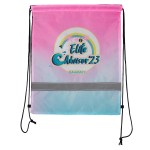 Full Color Reflective Drawstring Backpack - Full Color Full Color Reflective Drawstring Backpack - Full Color