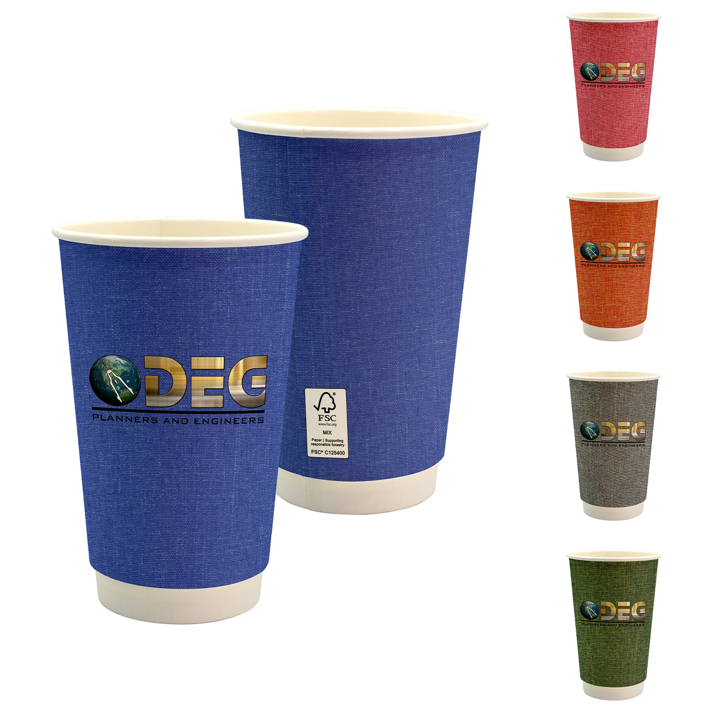 16 oz. Full Color Ridge Paper Cup 1