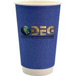 16 oz. Full Color Ridge Paper Cup - blue 16 oz. Full Color Ridge Paper Cup - blue