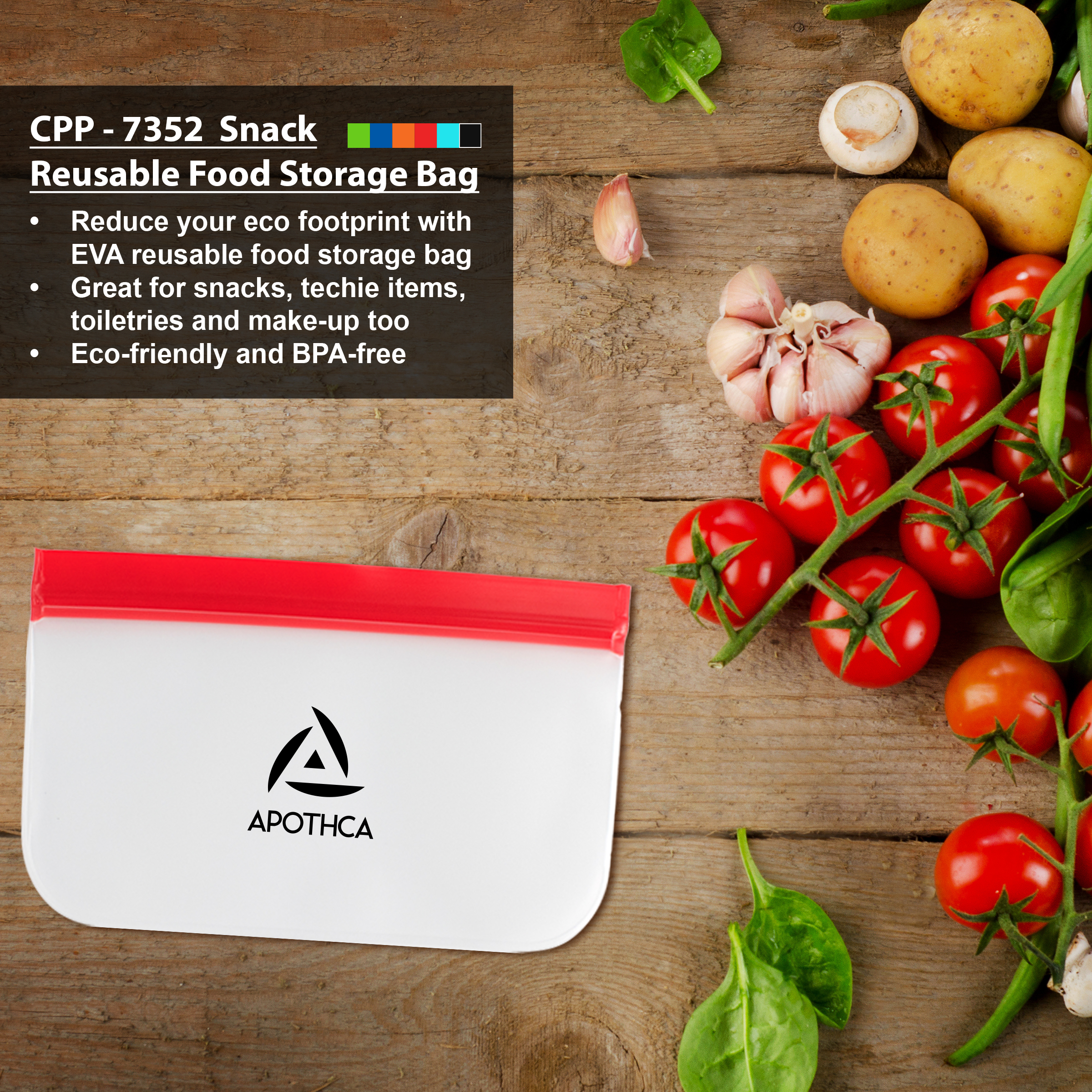 Snack Reusable Food Storage Bag 1