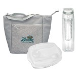 Speck Lunch & Bottle Tote Set - White Speck Lunch & Bottle Tote Set - White