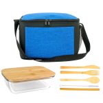 Ridge Bamboo Lunch Cooler - Blue Ridge Bamboo Lunch Cooler - Blue