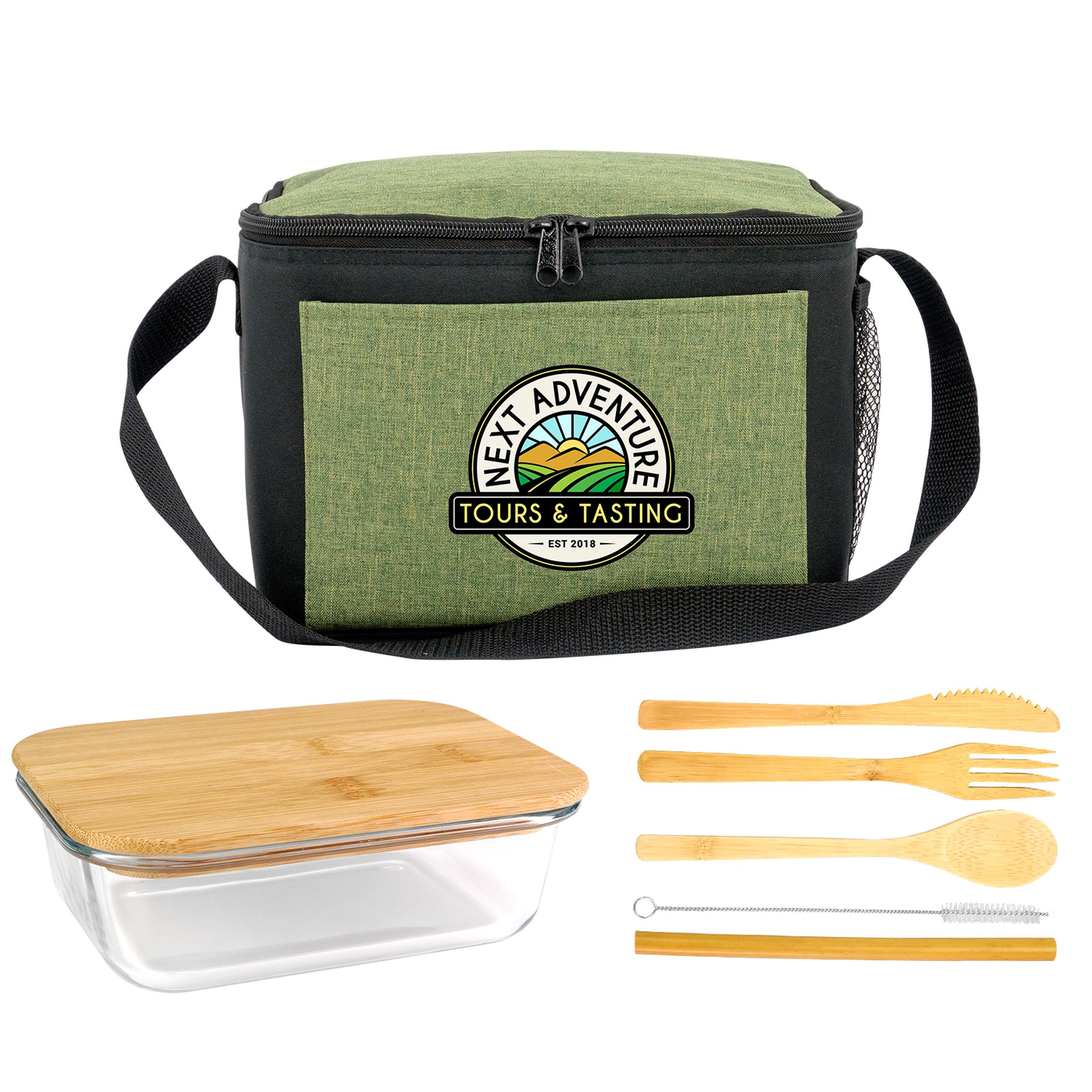 Ridge Bamboo Lunch Cooler 1