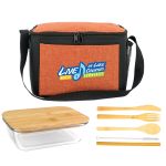Ridge Bamboo Lunch Cooler - Orange Ridge Bamboo Lunch Cooler - Orange