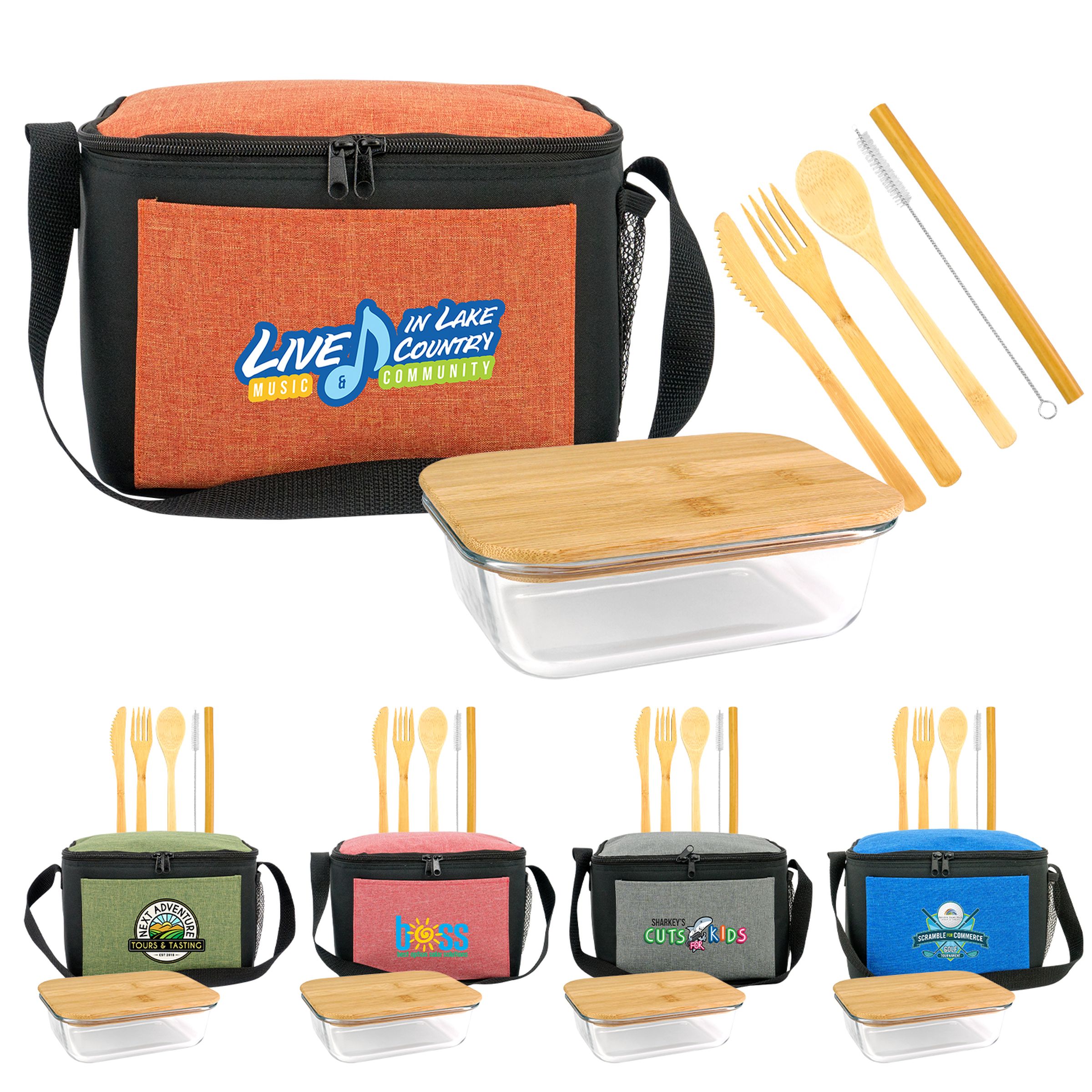 Ridge Bamboo Lunch Cooler 1