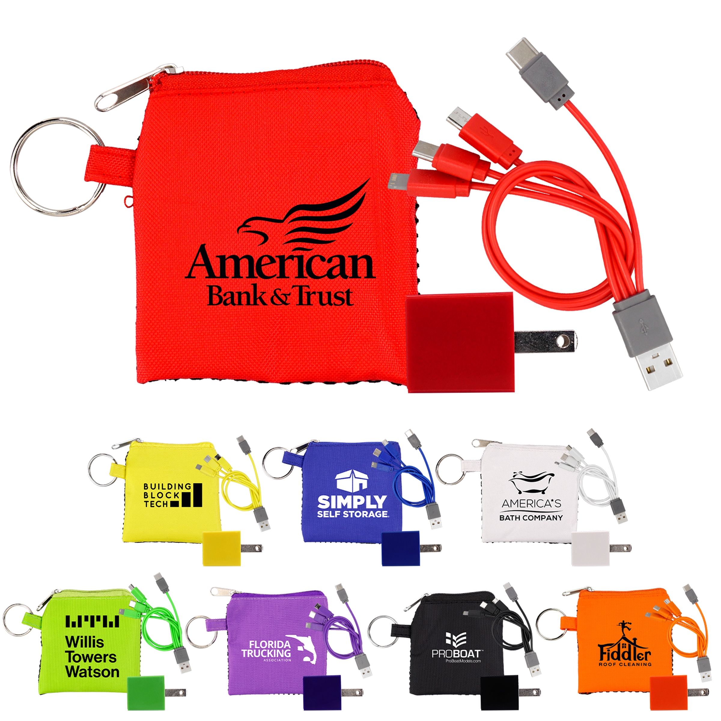Sporty 4-in-1 Charging Techie Set 1