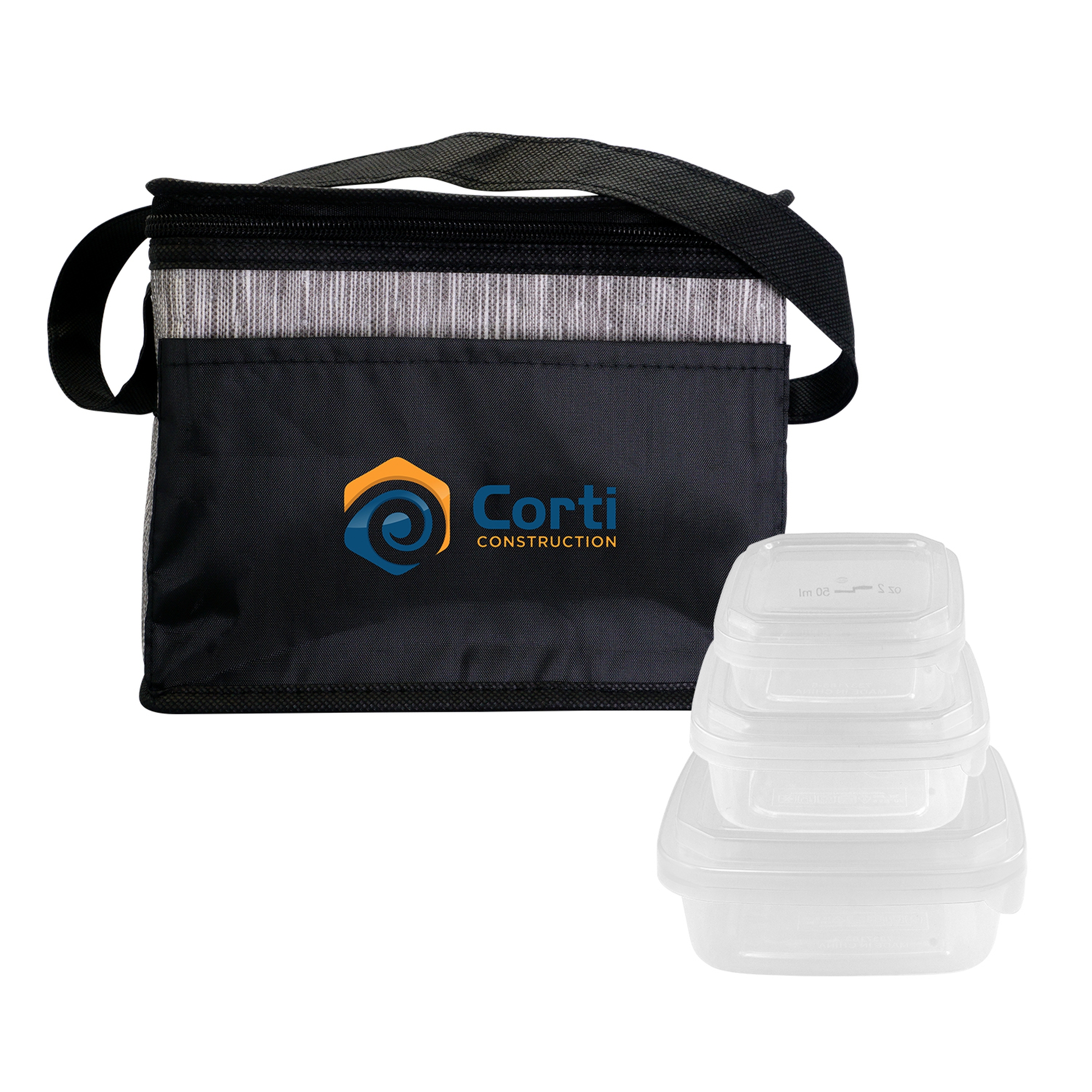 Black Graph Portion Control Lunch Set 1