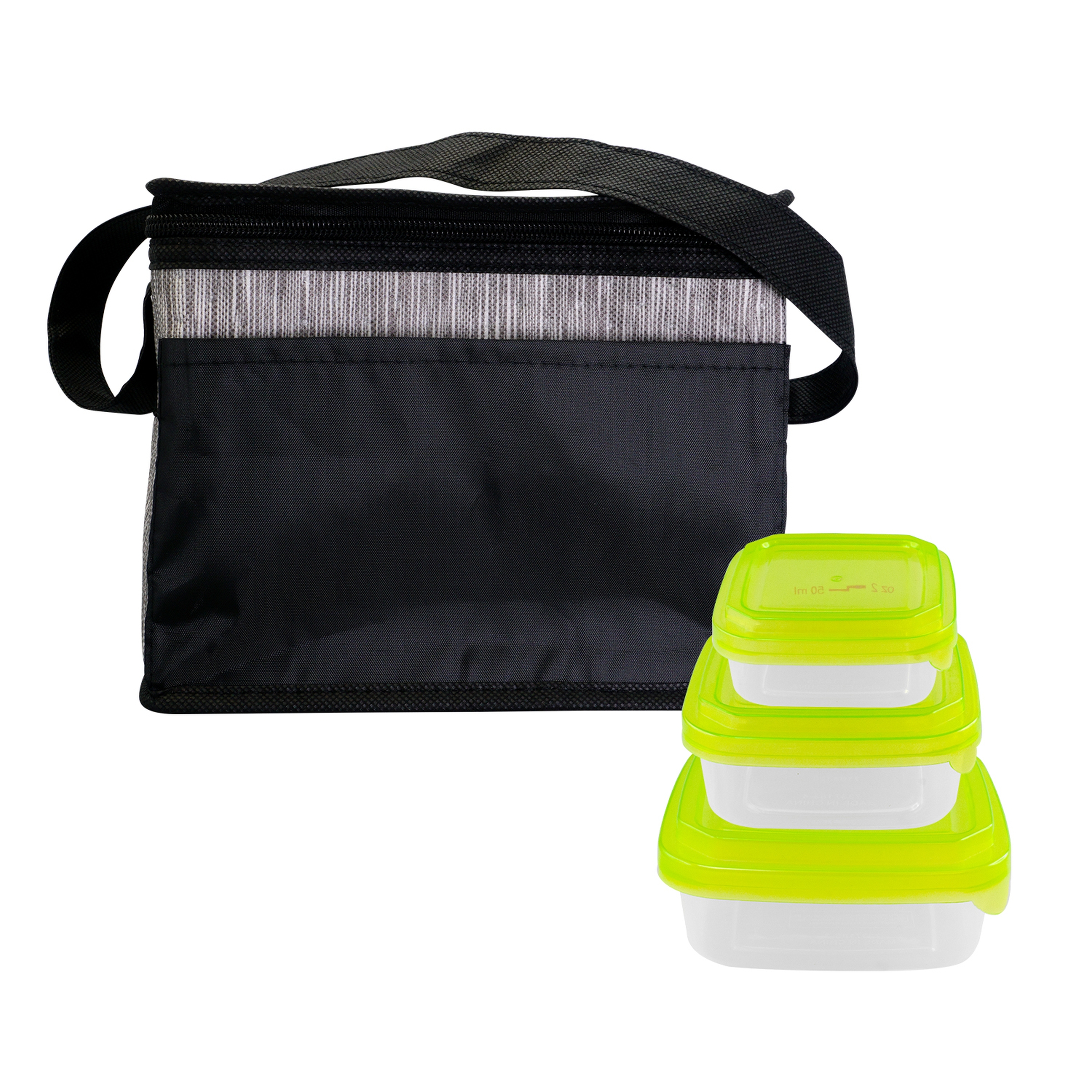 Black Graph Portion Control Lunch Set 1