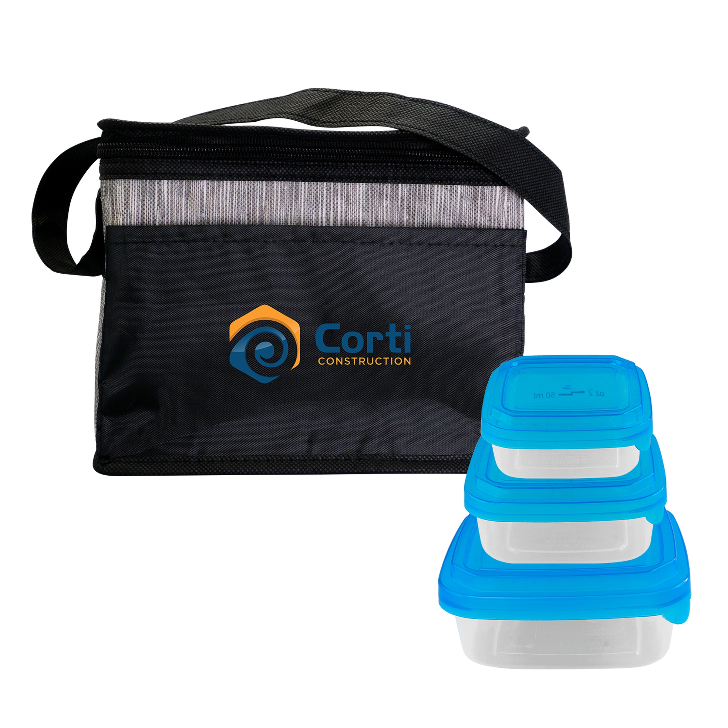 Black Graph Portion Control Lunch Set 1