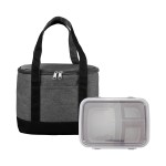 Marine Cooler Lunch To Go Set - Black Blank Marine Cooler Lunch To Go Set - Black Blank