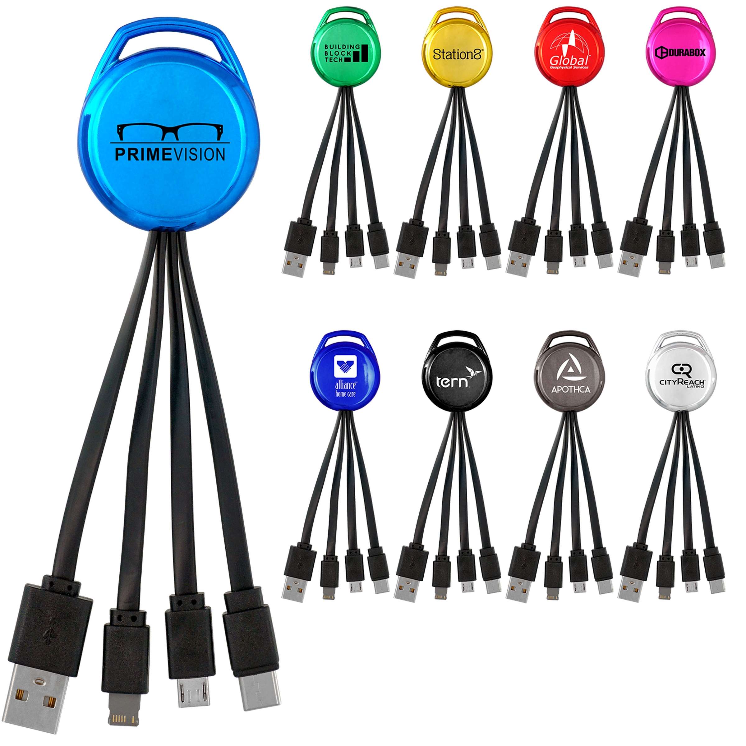 Metallic Vivid 3-in-1 Charging Cable 1