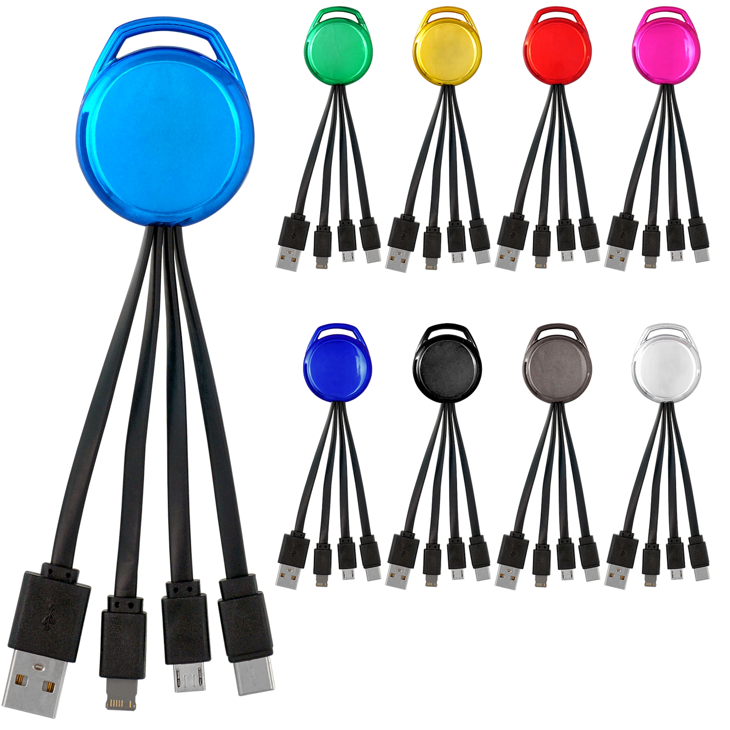 Metallic Vivid 3-in-1 Charging Cable 1
