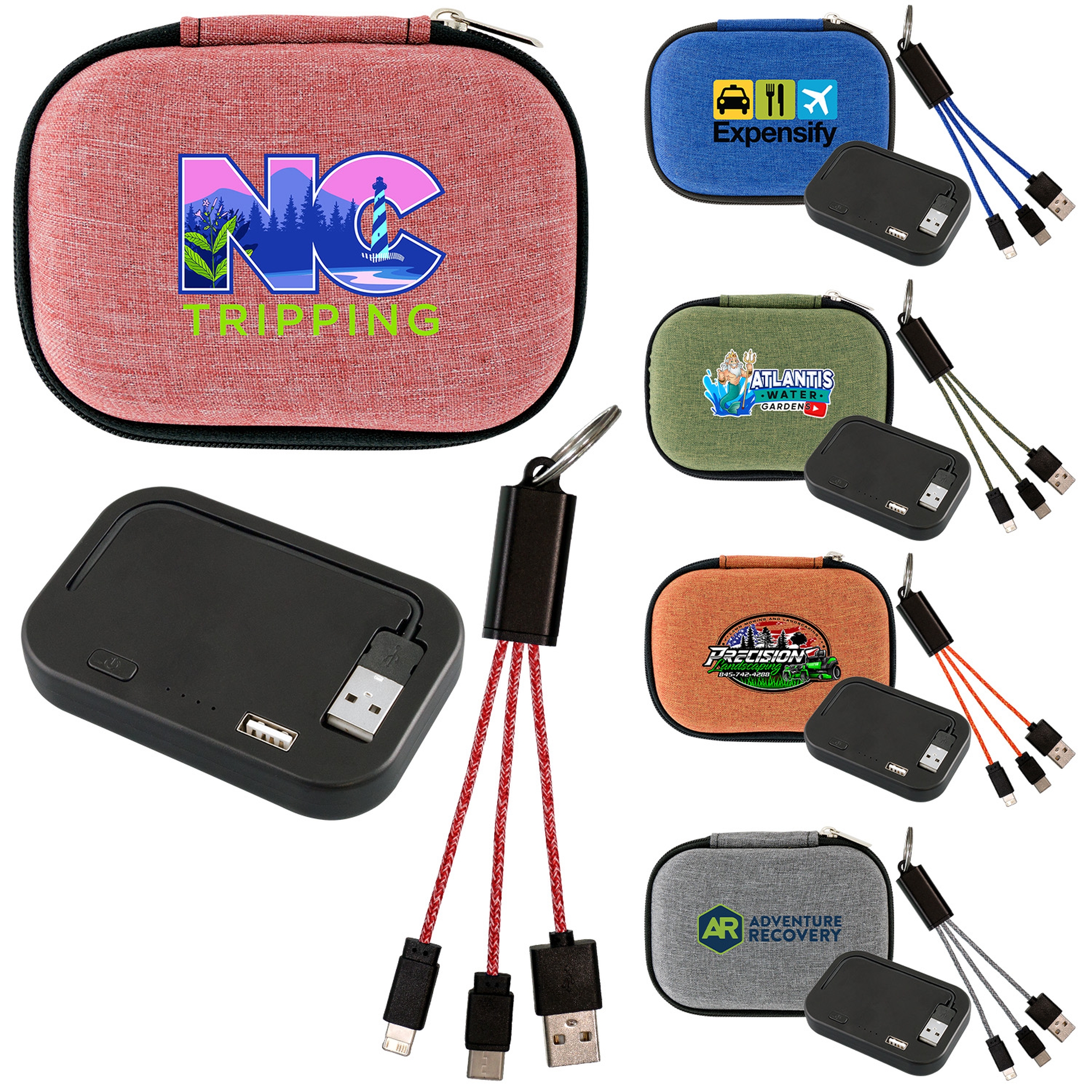 Ridge Fitted Keychain Cable Set 1