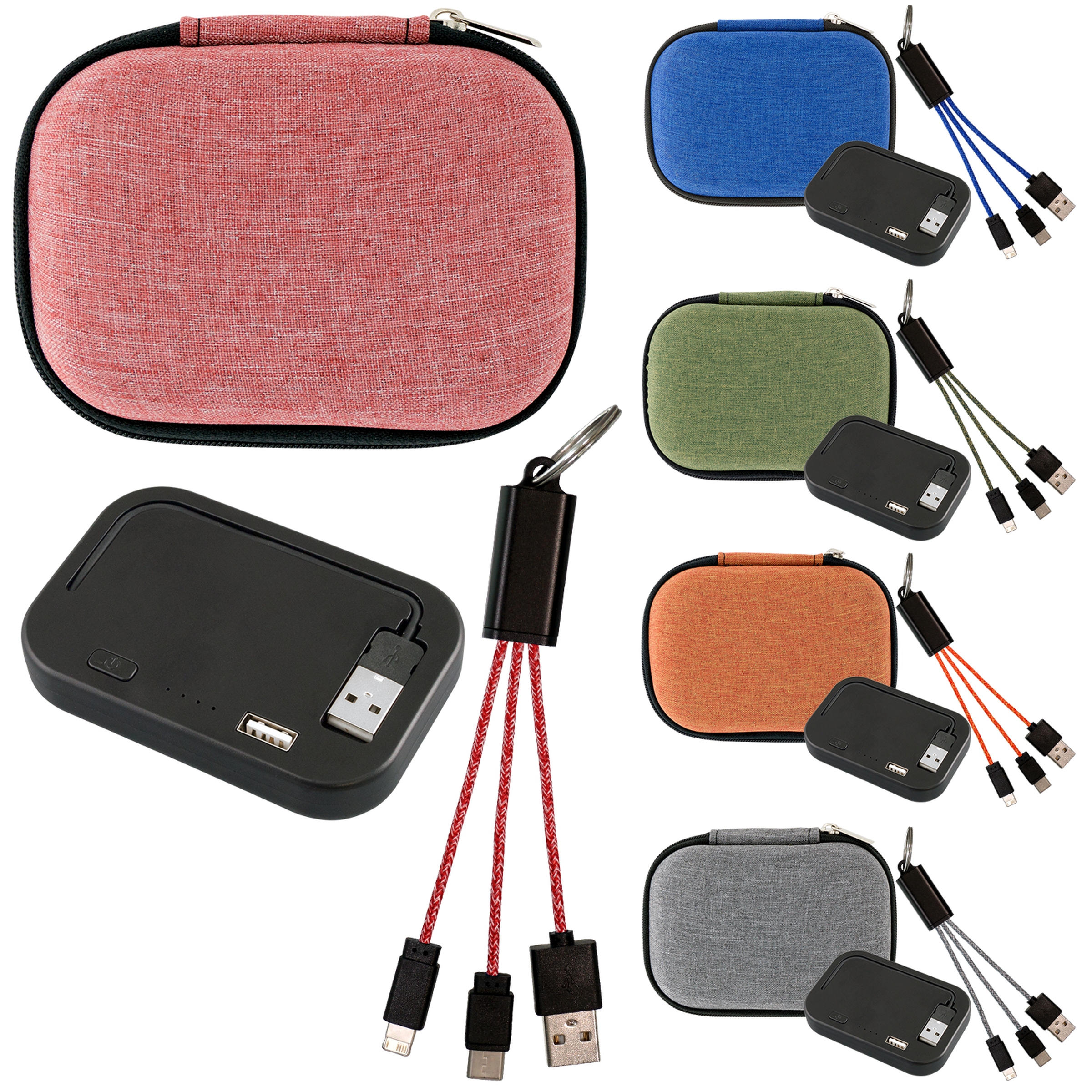 Ridge Fitted Keychain Cable Set 1