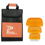 Ridge Portion Control Tote Set - Orange Ridge Portion Control Tote Set - Orange
