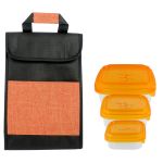 Ridge Portion Control Tote Set - Orange Ridge Portion Control Tote Set - Orange