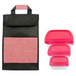 Ridge Portion Control Tote Set - Red Ridge Portion Control Tote Set - Red