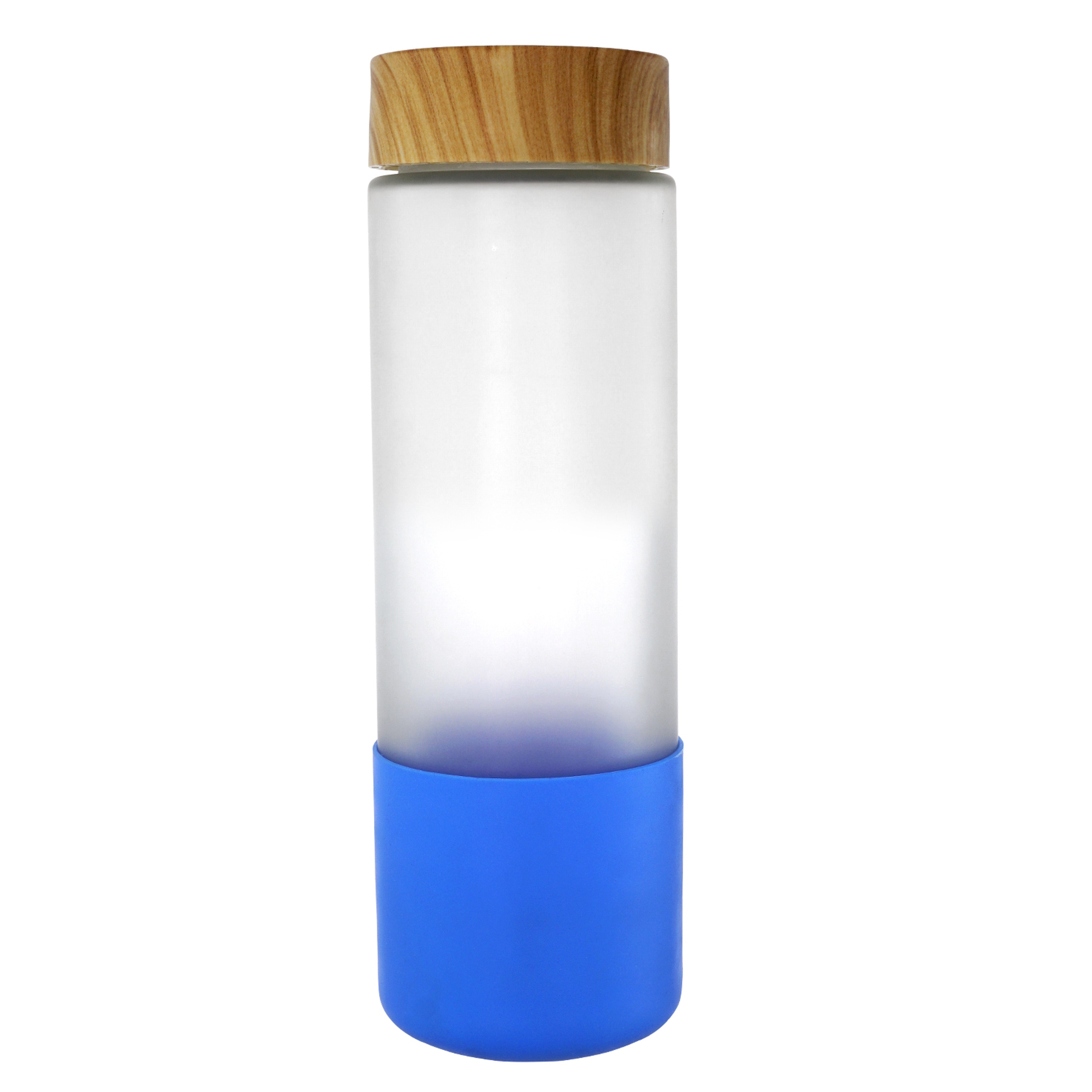 Bamboo Pattern 22 oz. Full Color Frosted Glass Bottle 1