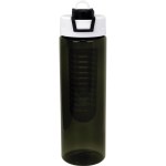 Two Tone Pop Up 24 oz. Colorful Bottle with Infuser - black Two Tone Pop Up 24 oz. Colorful Bottle with Infuser - black