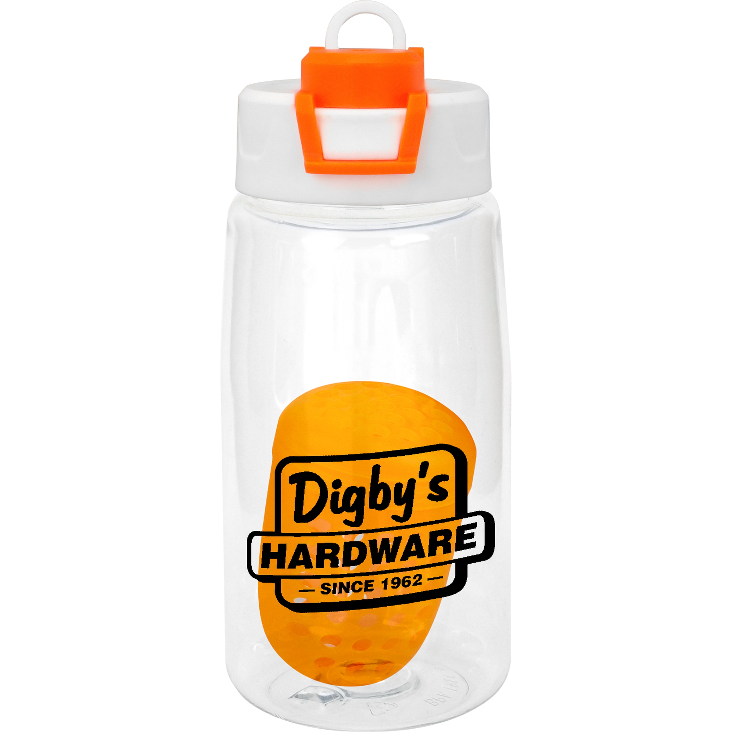 Two Tone Pop Up 18 oz. Recycled Bottle with Floating Infuser 1