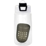 Two Tone Pop Up 18 oz. Recycled Bottle with Floating Infuser - black Two Tone Pop Up 18 oz. Recycled Bottle with Floating Infuser - black