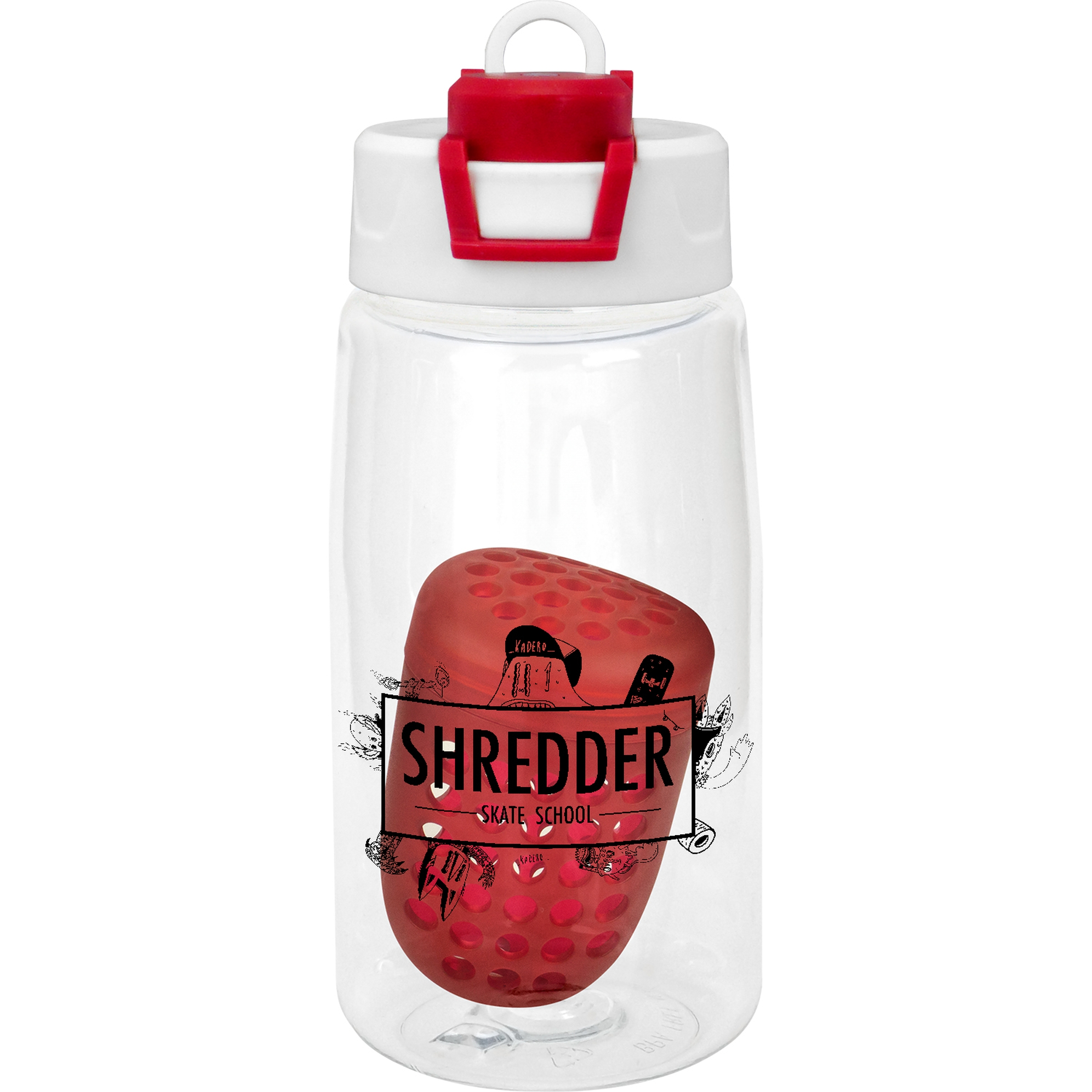 Two Tone Pop Up 18 oz. Recycled Bottle with Floating Infuser 1