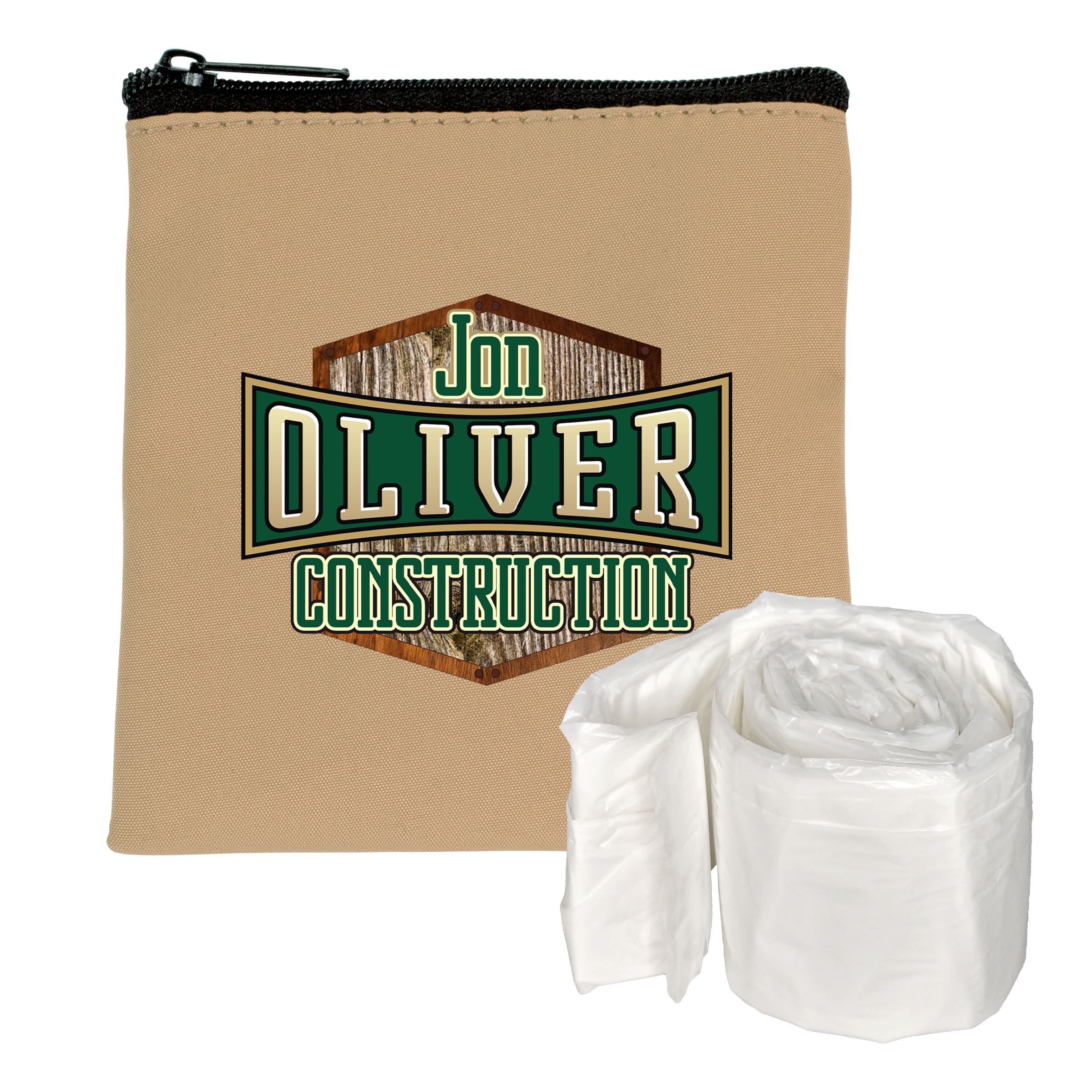 Executive Recycled Pouch & Poncho Set 1